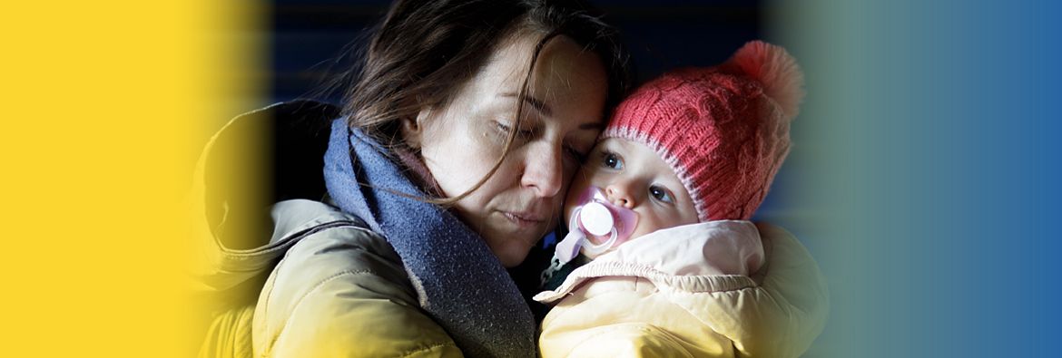 Hilfsaktion für Frauen, mit Kindern aus Berezhany, Ukraine