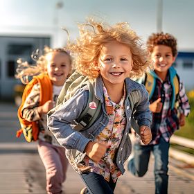 2024-stadt-kufstein-schulstrassen-kinderspielen-stock