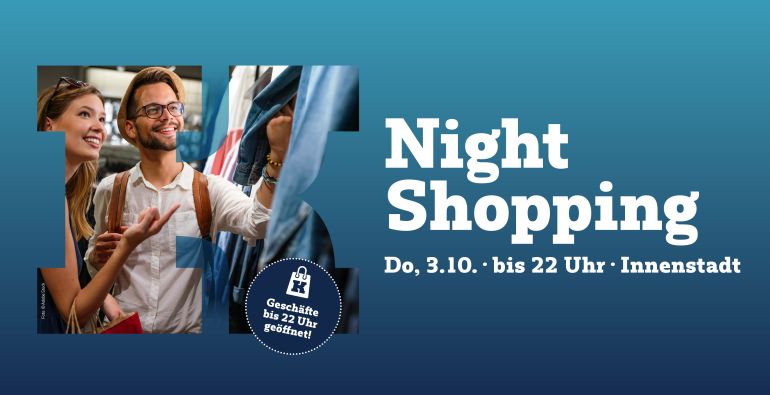 Night Shopping im Herbst